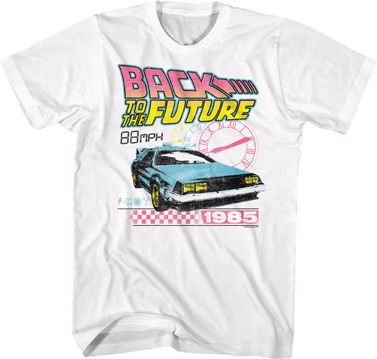 Retro Clocks Back To The Future T-Shirt