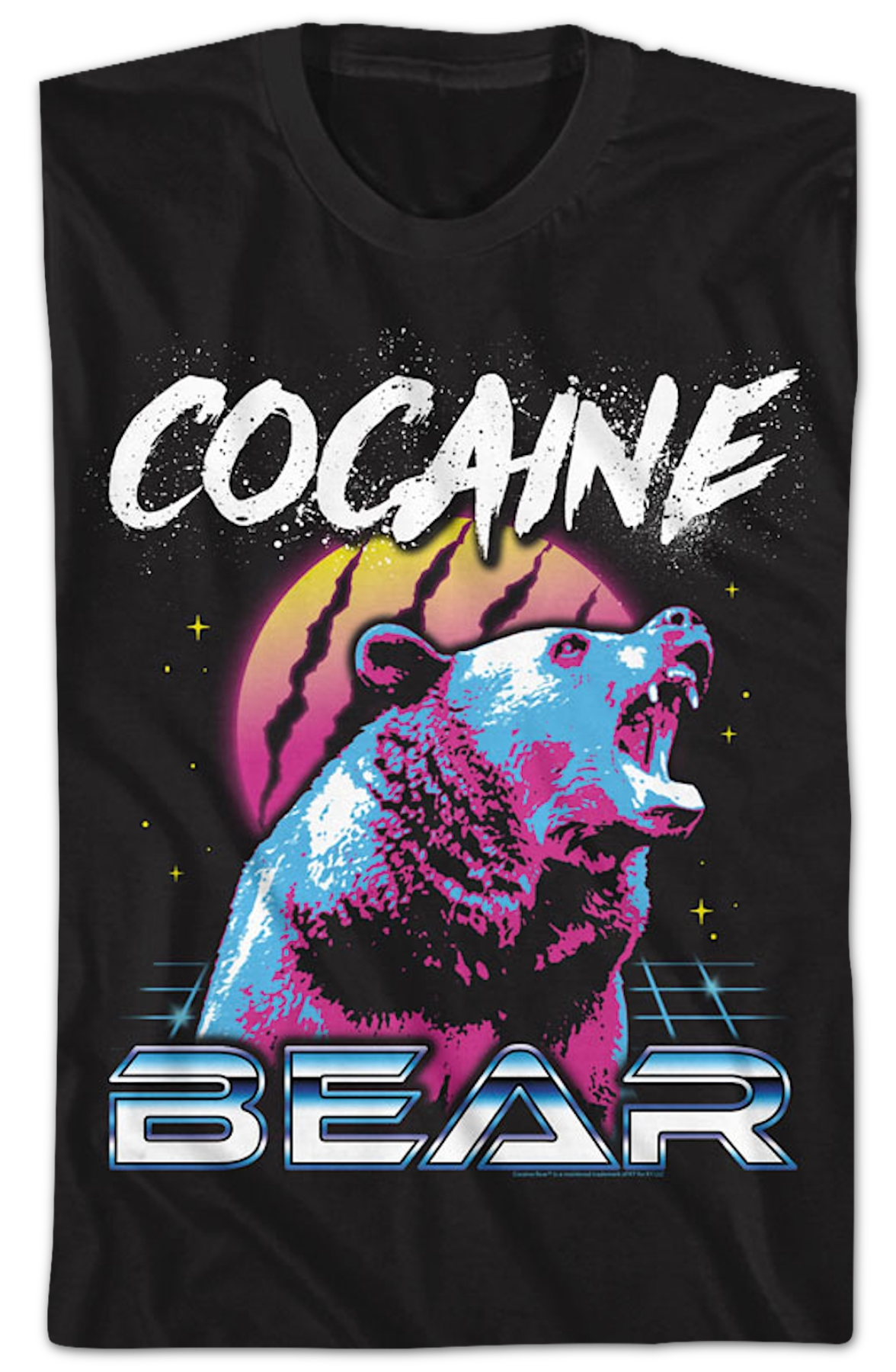 Retro Cocaine Bear T-Shirt Hoodie, Sweatshirt | CiraTrend.com (Image 2)