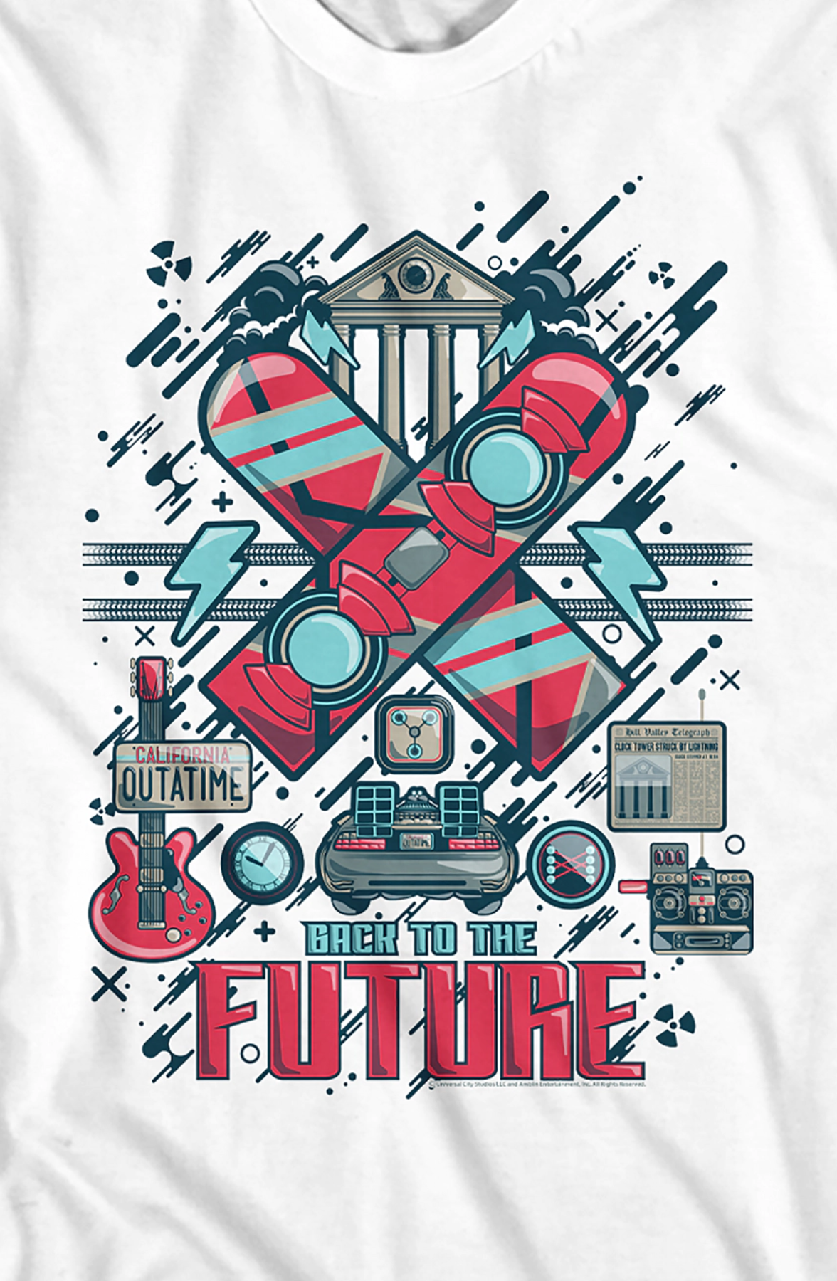 Retro Collage Back To The Future T-Shirt Hoodie, Sweatshirt | CiraTrend.com (Image 2)