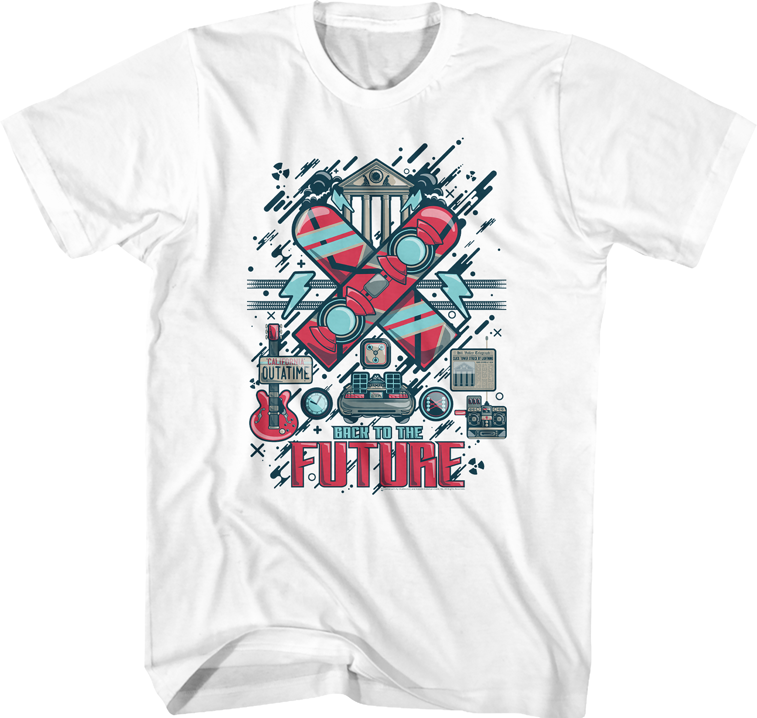 Retro Collage Back To The Future T-Shirt Hoodie, Sweatshirt | CiraTrend.com (Image 1)