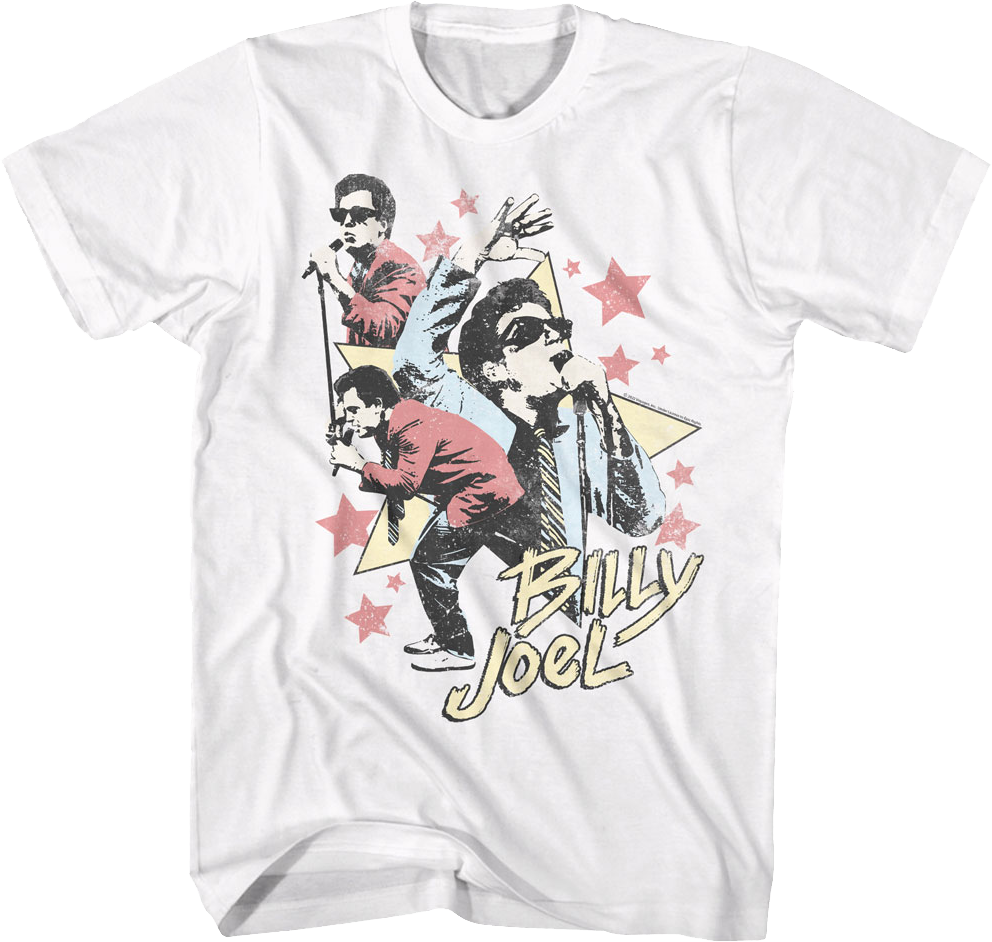 Retro Collage Billy Joel T-Shirt Hoodie, Sweatshirt | CiraTrend.com (Image 1)