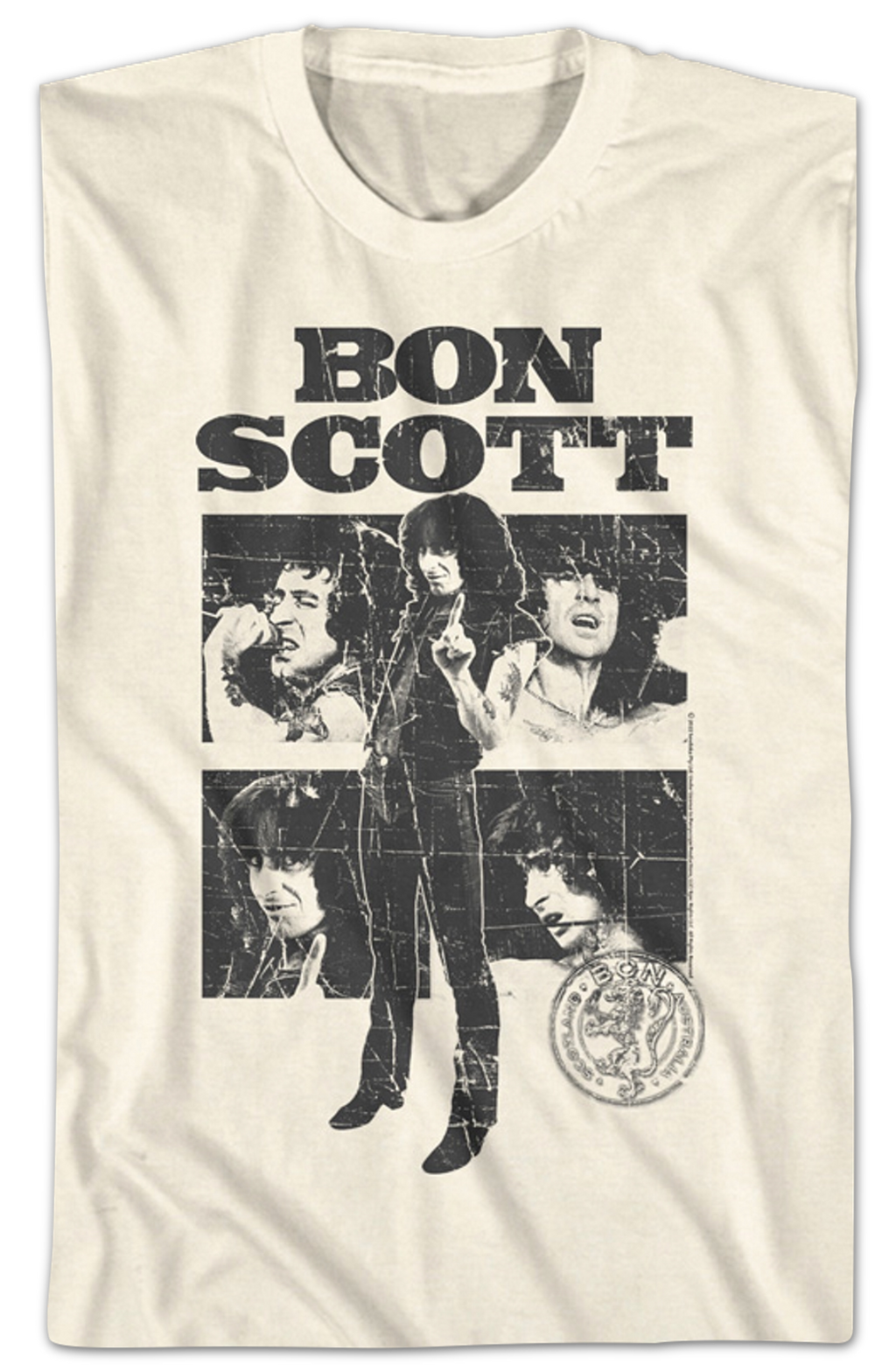 Retro Collage Bon Scott T-Shirt Hoodie, Sweatshirt | CiraTrend.com (Image 2)