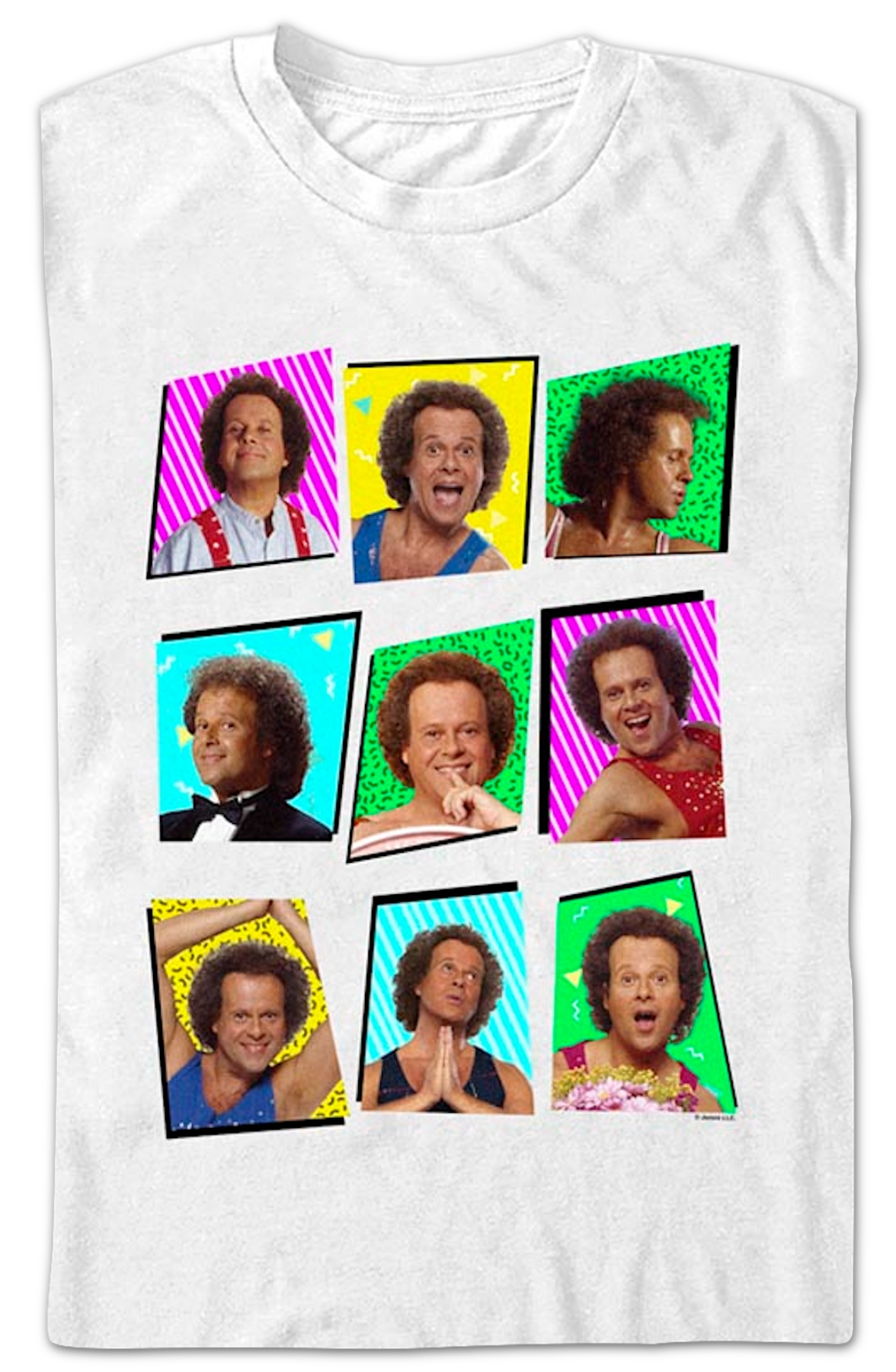 Retro Collage Richard Simmons T-Shirt Hoodie, Sweatshirt | CiraTrend.com (Image 2)