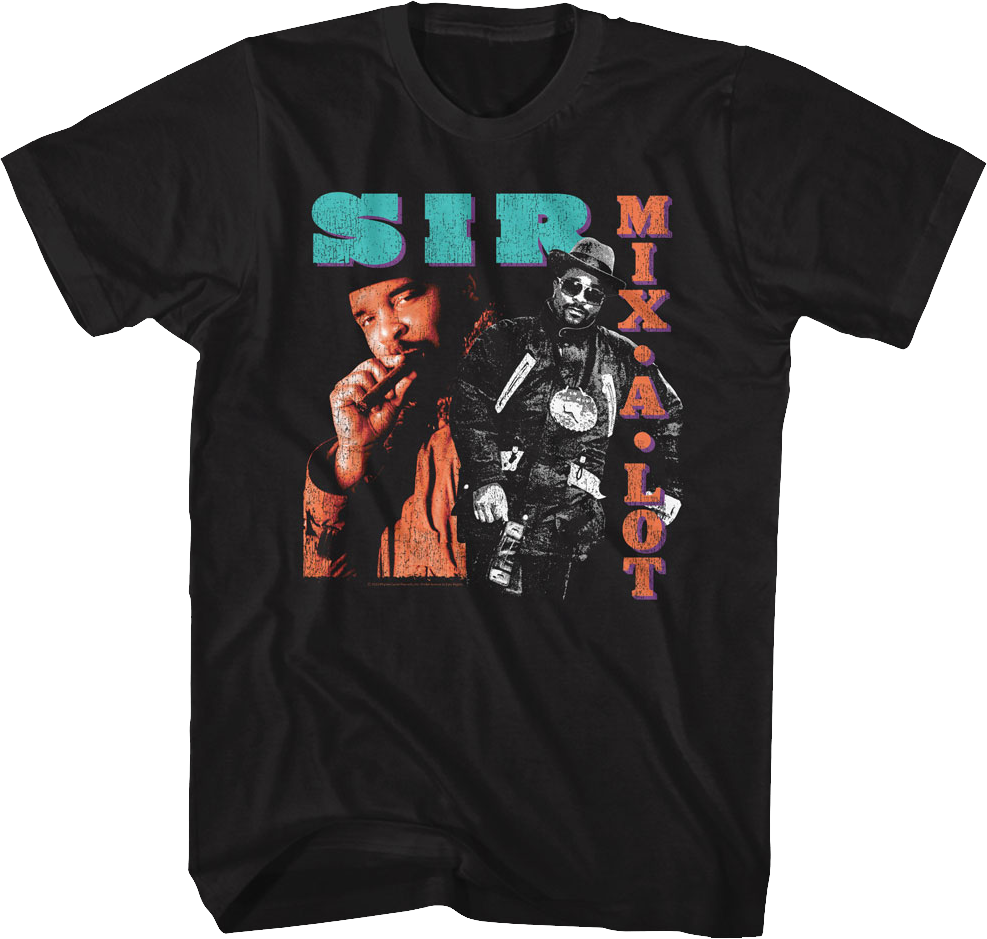 Retro Collage Sir Mix-a-Lot Shirt Hoodie, Sweatshirt | CiraTrend.com (Image 1)