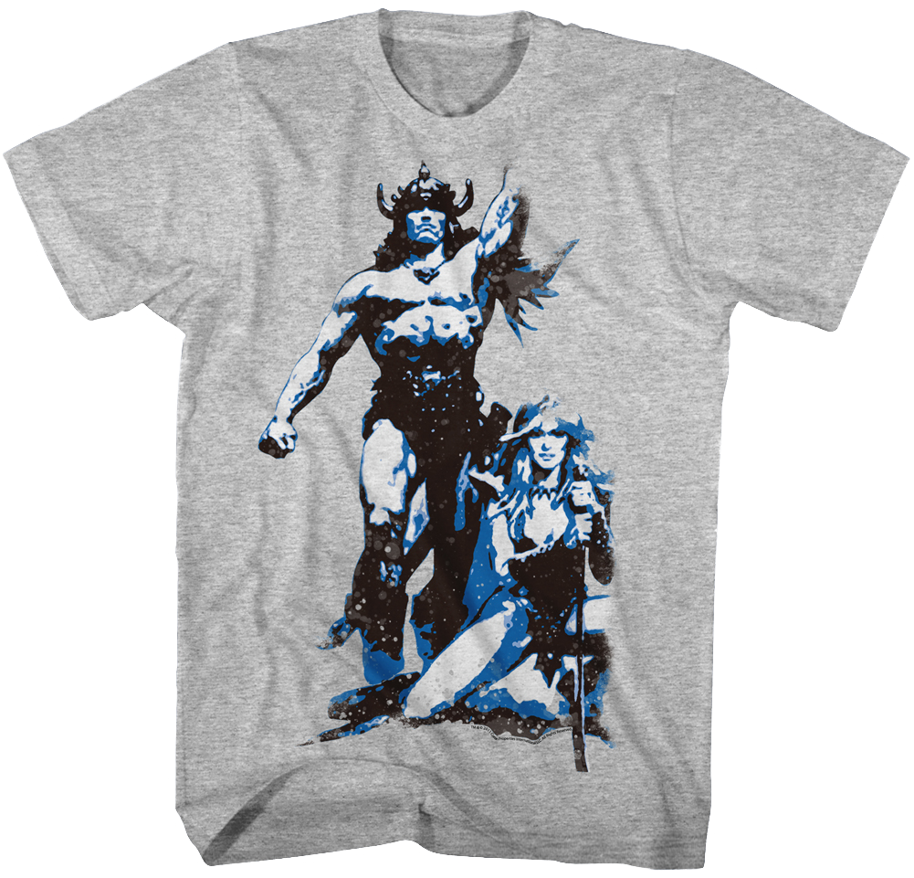 Retro Conan The Barbarian T-Shirt Hoodie, Sweatshirt | CiraTrend.com (Image 1)