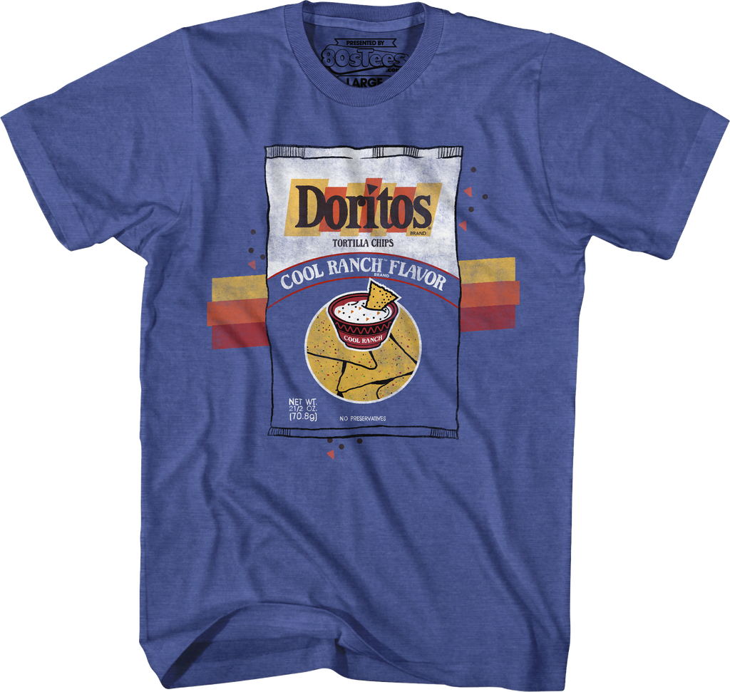 Retro Cool Ranch Flavor Doritos T-Shirt Hoodie, Sweatshirt | CiraTrend.com (Image 1)