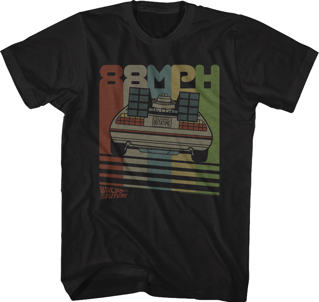 Retro DeLorean Back To The Future T-Shirt Hoodie, Sweatshirt | CiraTrend.com (Image 1)