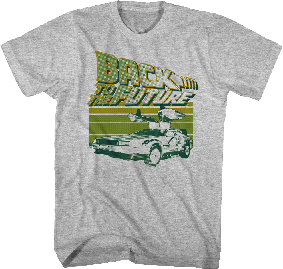 Retro Time Traveling DeLorean Back To The Future T-Shirt Hoodie, Sweatshirt | CiraTrend.com (Image 1)