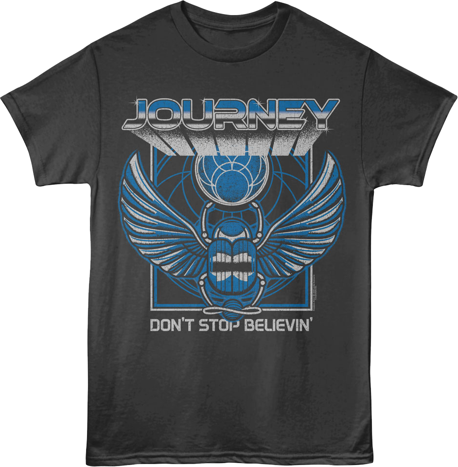 Retro Don't Stop Believin' Journey T-Shirt Hoodie, Sweatshirt | CiraTrend.com (Image 1)
