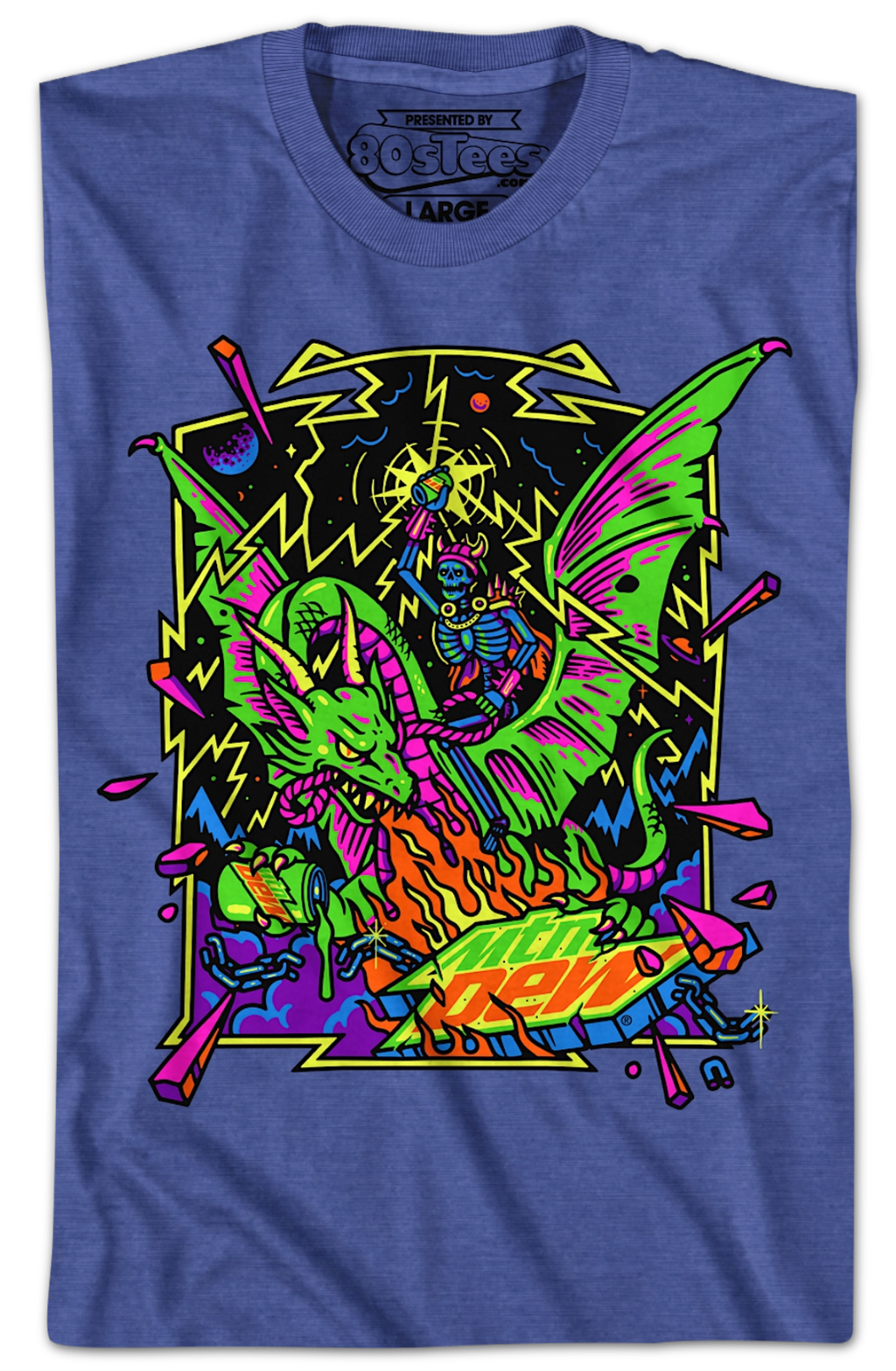 Retro Dragon Mountain Dew T-Shirt Hoodie, Sweatshirt | CiraTrend.com (Image 2)