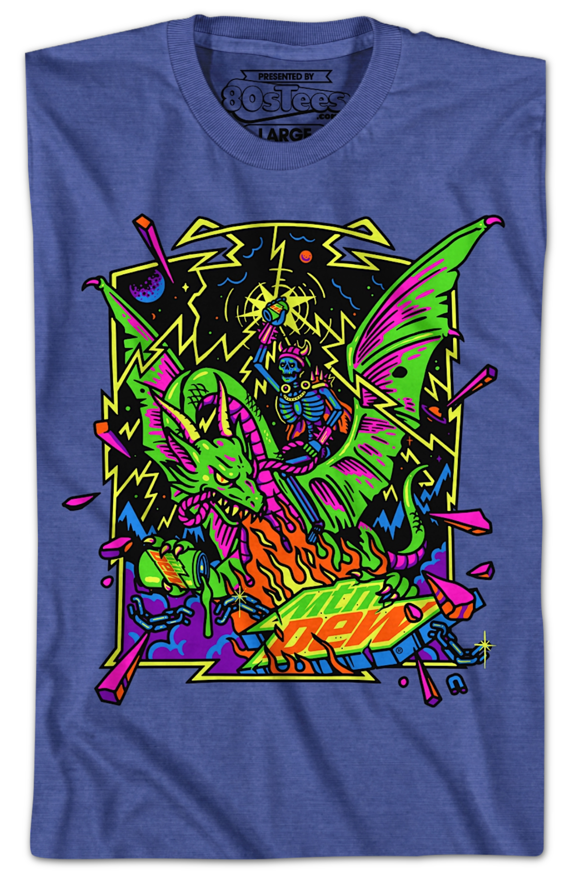 Retro Dragon Mountain Dew T-Shirt Hoodie, Sweatshirt | CiraTrend.com (Image 2)