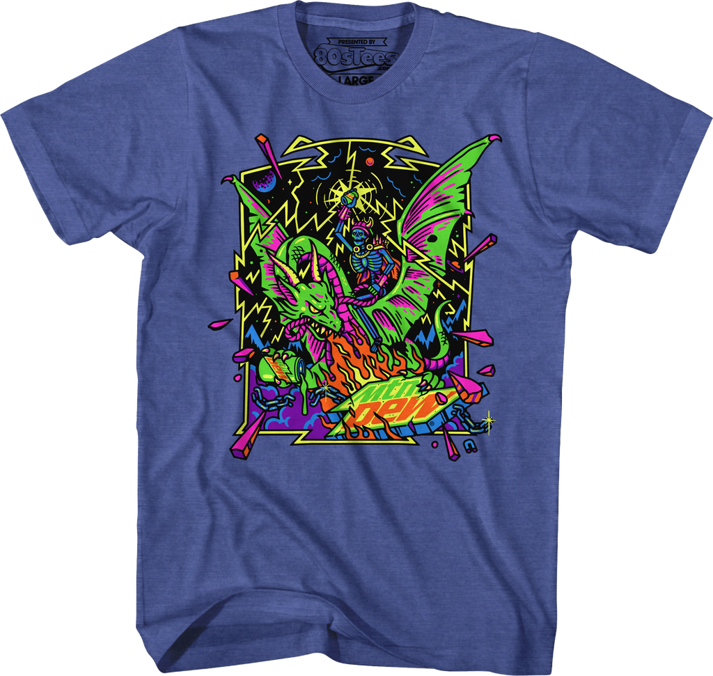 Retro Dragon Mountain Dew T-Shirt Hoodie, Sweatshirt | CiraTrend.com (Image 1)