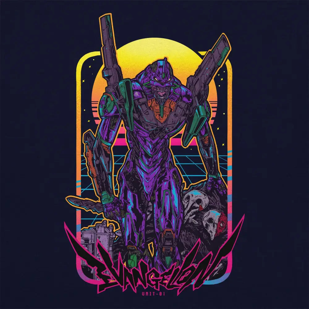 Retro Eva 01 T-Shirt Hoodie, Sweatshirt | CiraTrend.com (Image 4)