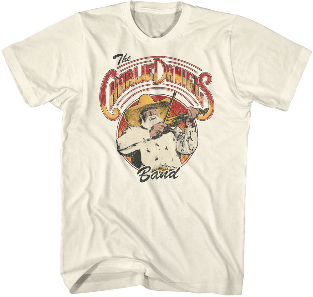 Retro Fiddle Photo Charlie Daniels Band T-Shirt Hoodie, Sweatshirt | CiraTrend.com (Image 1)