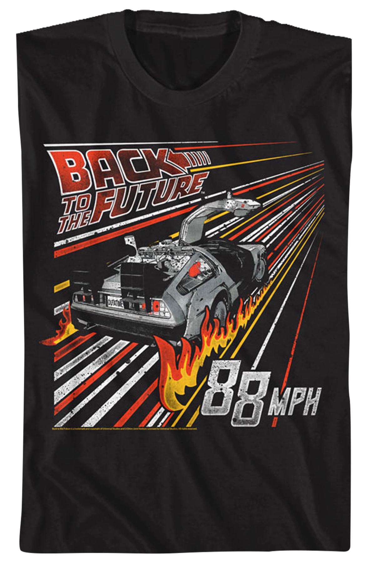 Retro Fire Tracks Back To The Future T-Shirt Hoodie, Sweatshirt | CiraTrend.com (Image 2)