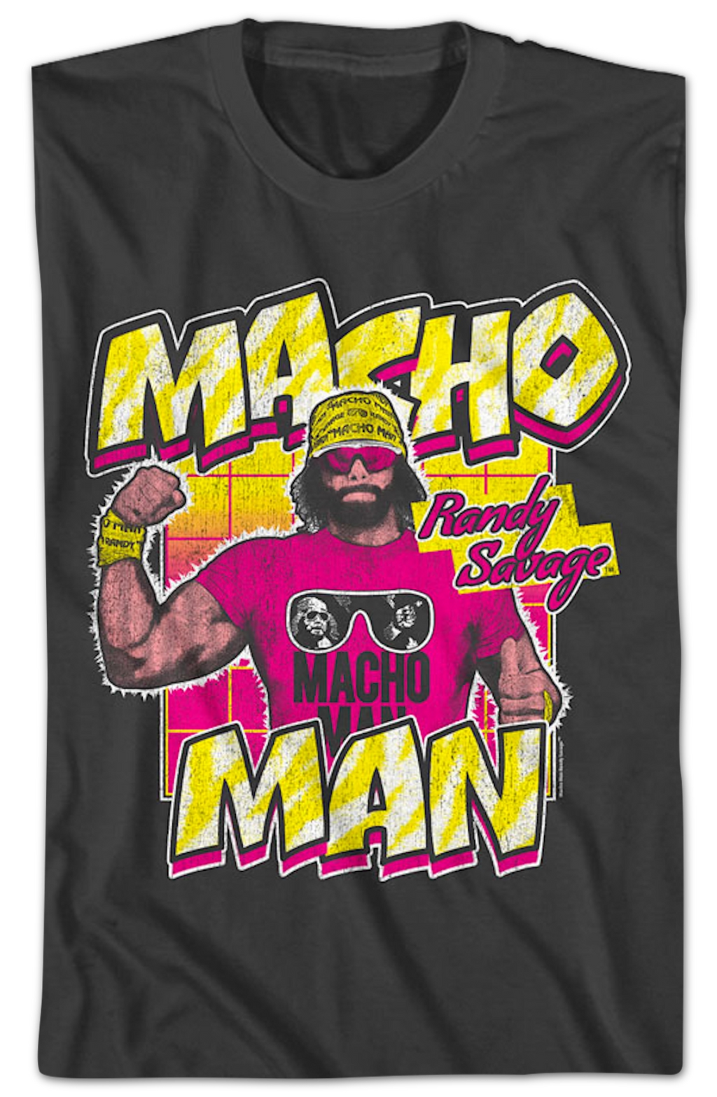 Retro Flex Macho Man Randy Savage T-Shirt Hoodie, Sweatshirt | CiraTrend.com (Image 2)