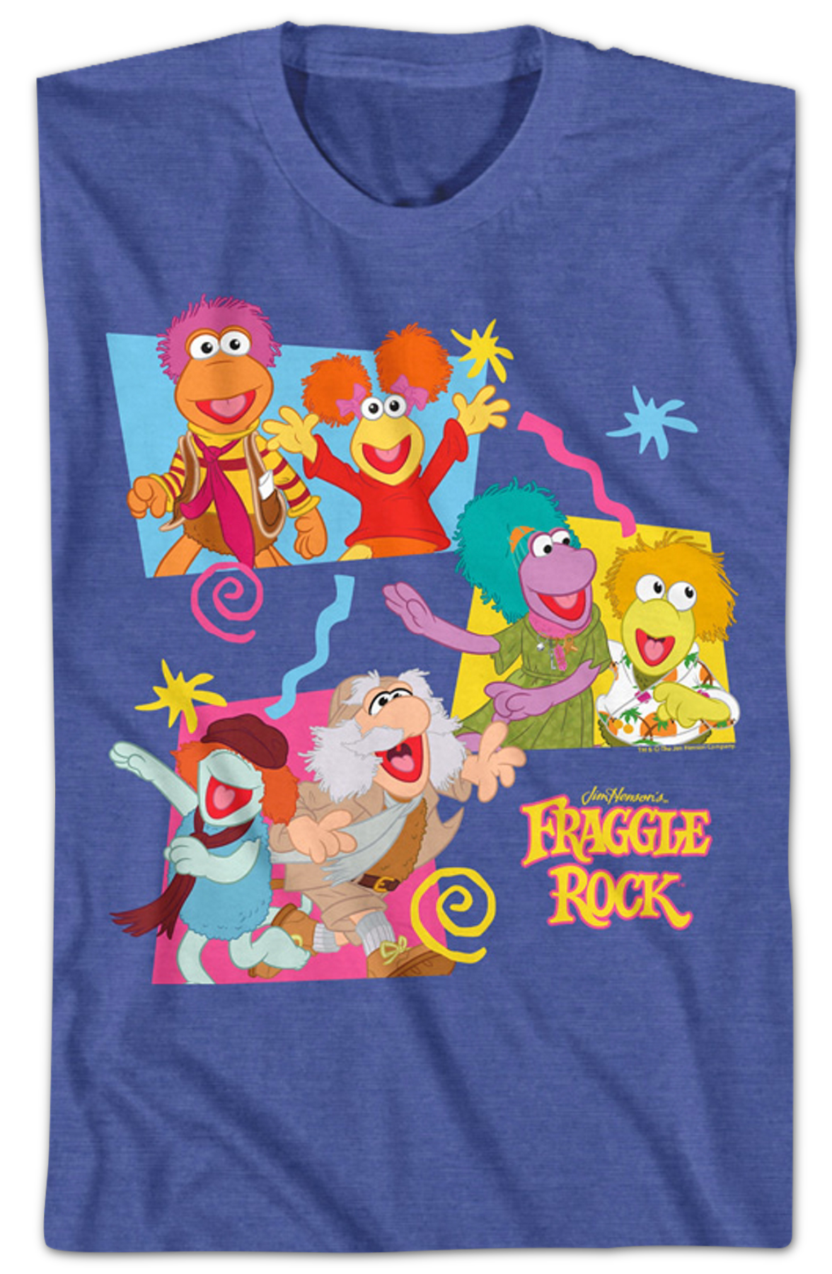 Retro Shapes Fraggle Rock T-Shirt Hoodie, Sweatshirt | CiraTrend.com (Image 2)
