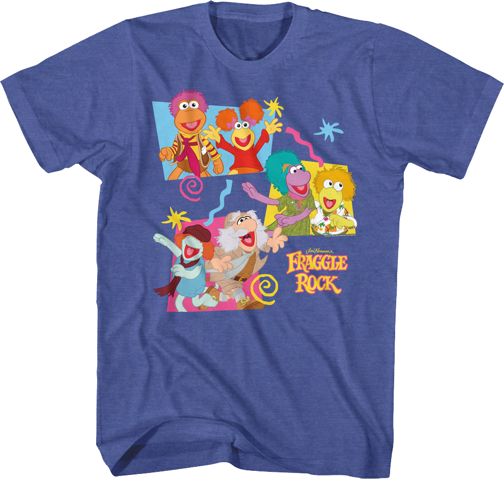Retro Shapes Fraggle Rock T-Shirt Hoodie, Sweatshirt | CiraTrend.com (Image 1)