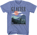 Retro Glacier National Park T-Shirt Hoodie, Sweatshirt | CiraTrend.com (Image 1)