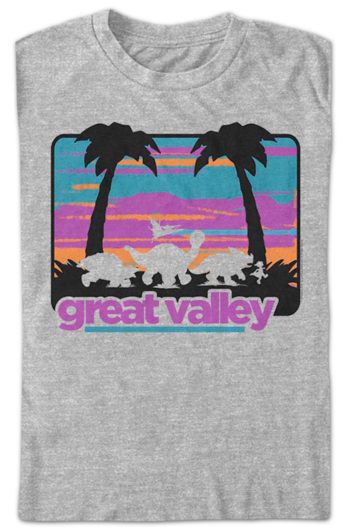 Retro Great Valley Silhouettes Land Before Time T-Shirt Hoodie, Sweatshirt | CiraTrend.com (Image 2)