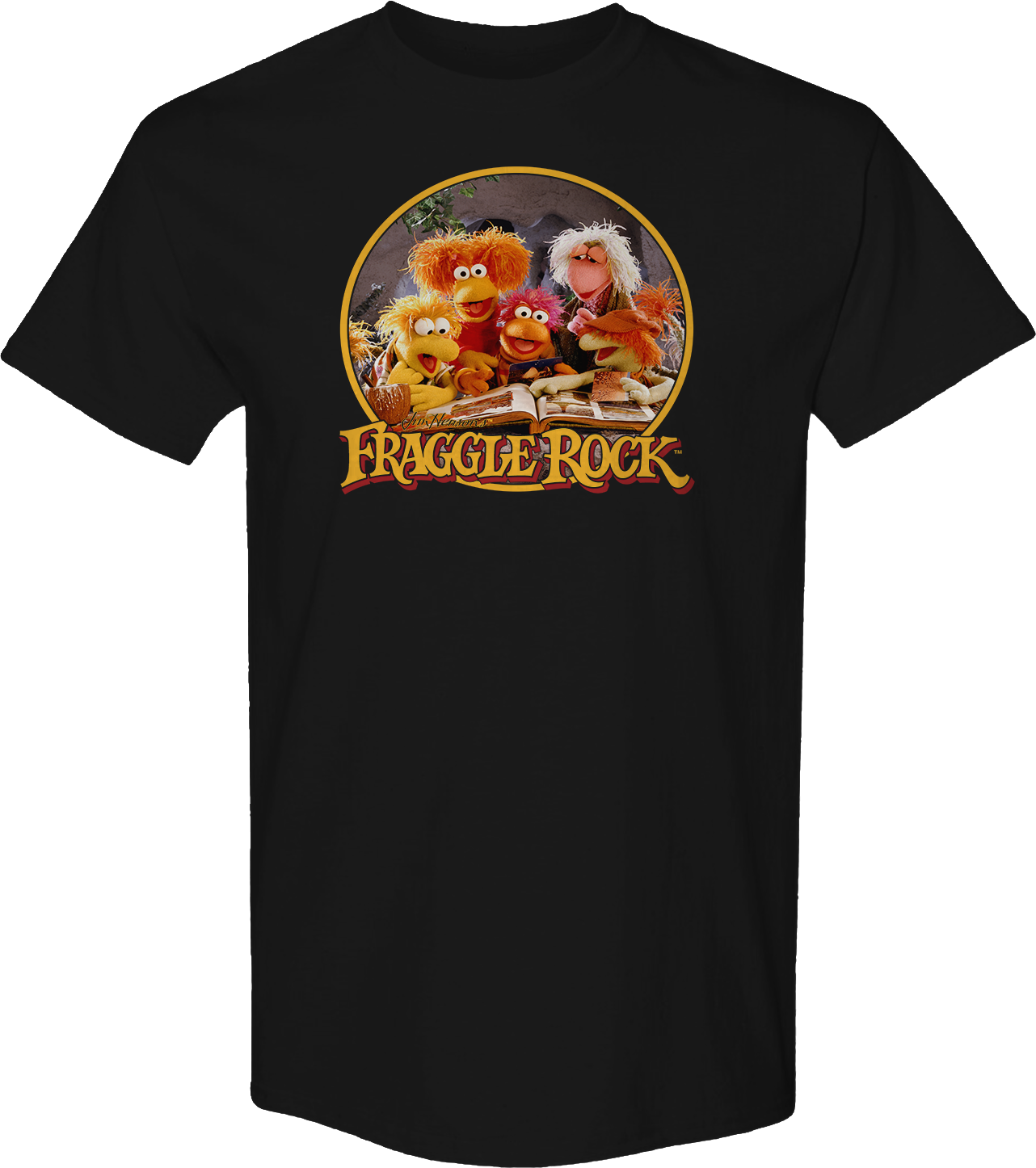 Retro Group Circle Fraggle Rock T-Shirt Hoodie, Sweatshirt | CiraTrend.com (Image 1)