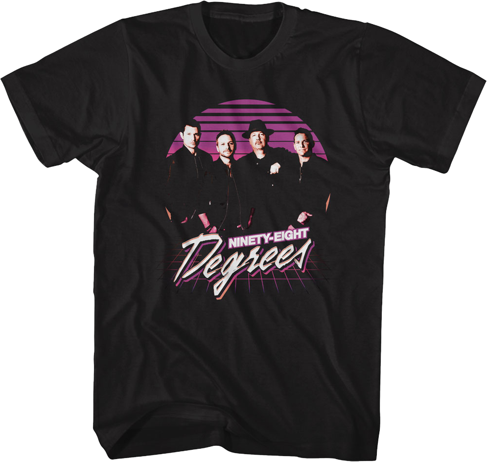 Retro Group Shot 98 Degrees T-Shirt Hoodie, Sweatshirt | CiraTrend.com (Image 1)
