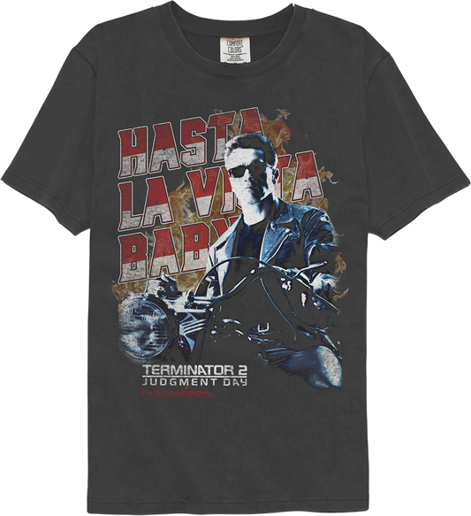Retro Hasta La Vista Baby Terminator 2 Comfort Colors Brand T-Shirt