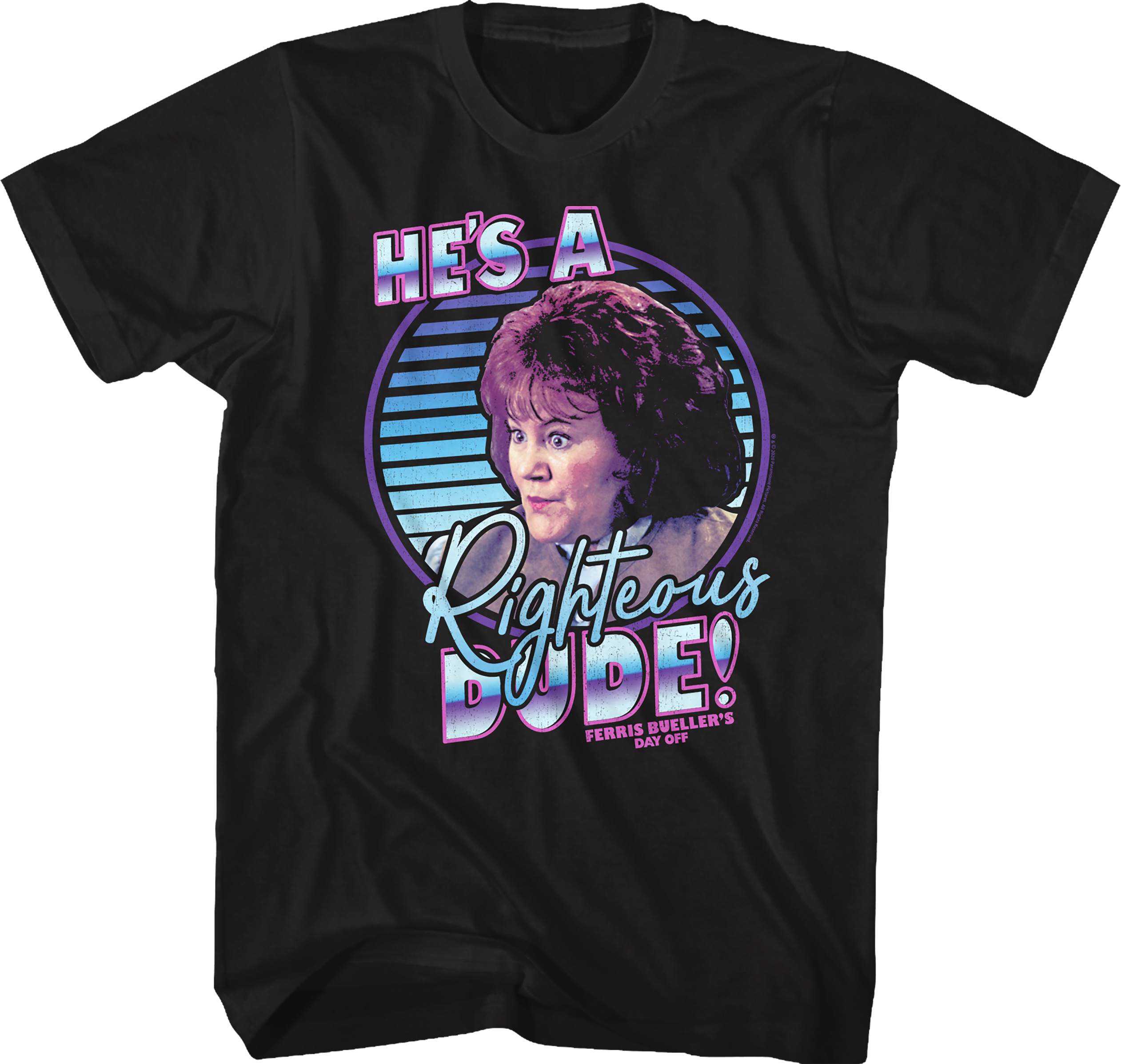 Retro He's A Righteous Dude Ferris Bueller's Day Off T-Shirt Hoodie, Sweatshirt | CiraTrend.com (Image 1)