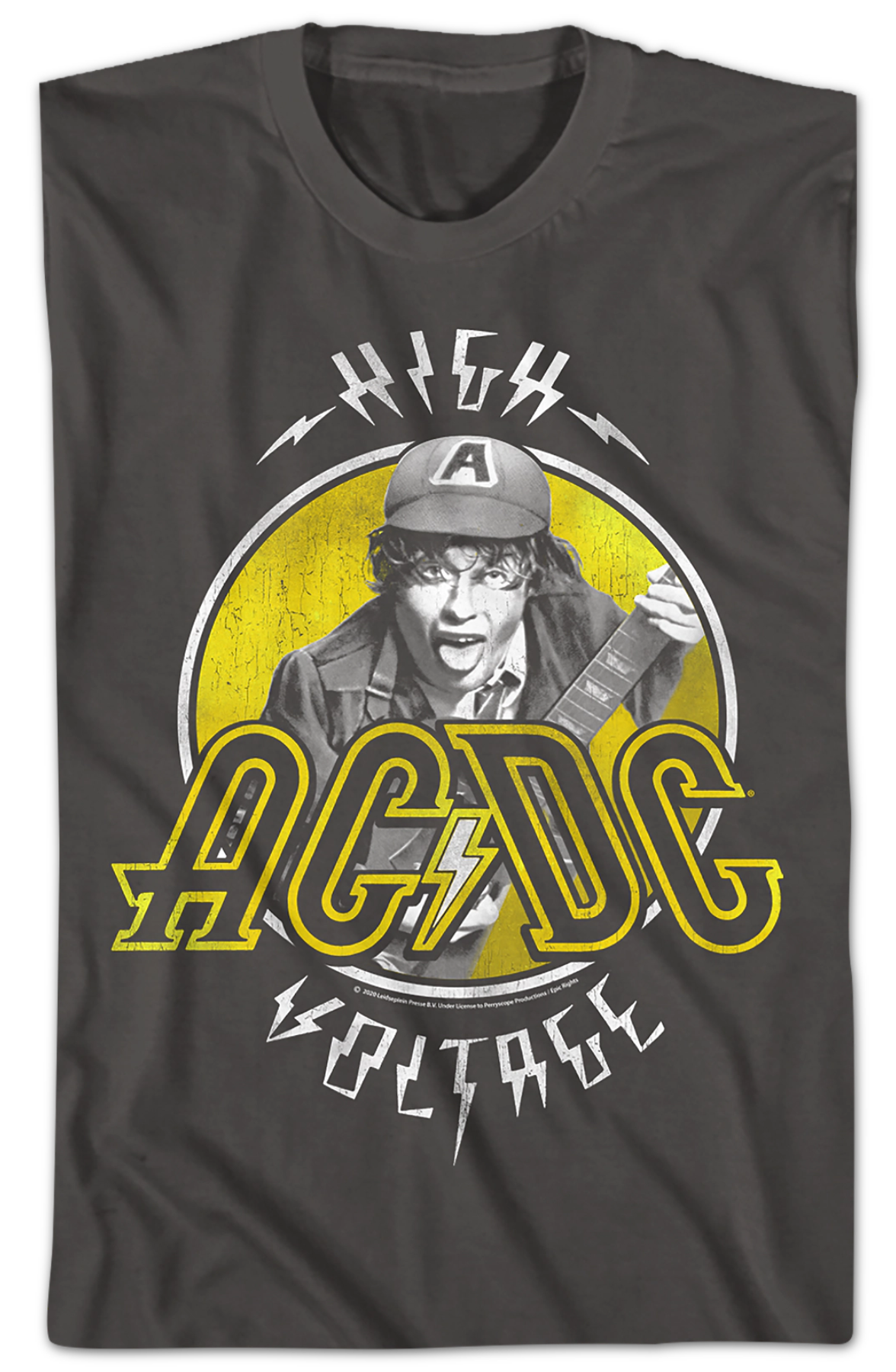 Retro High Voltage ACDC T-Shirt Hoodie, Sweatshirt | CiraTrend.com
