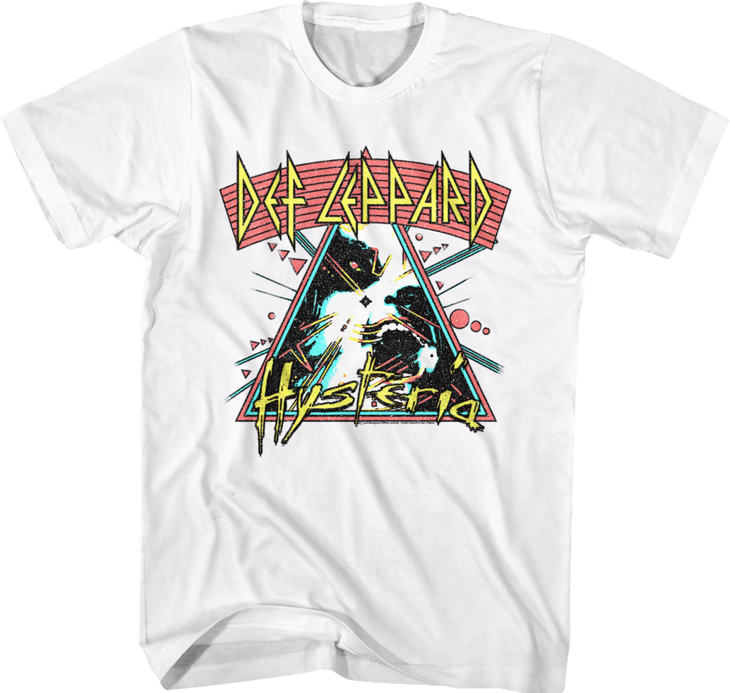 Retro Hysteria Def Leppard T-Shirt Hoodie, Sweatshirt | CiraTrend.com (Image 1)