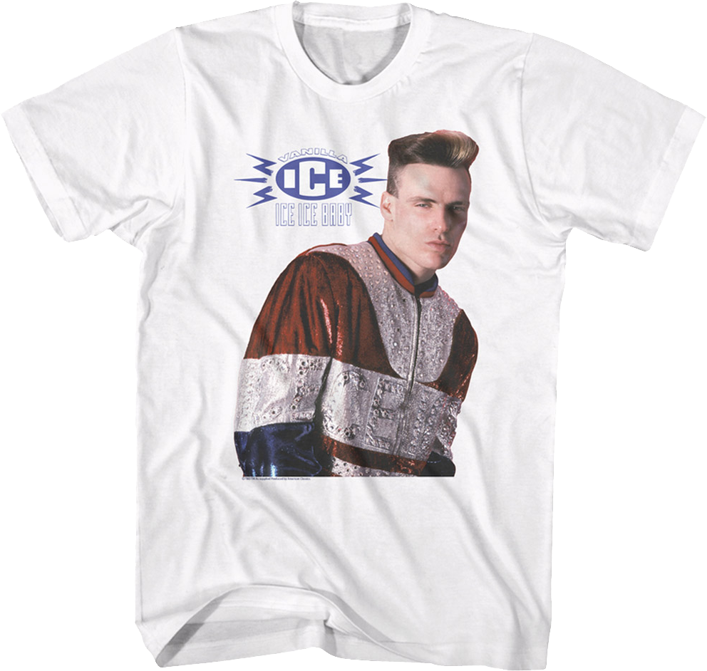 Retro Ice Ice Baby Vanilla Ice T-Shirt Hoodie, Sweatshirt | CiraTrend.com (Image 1)