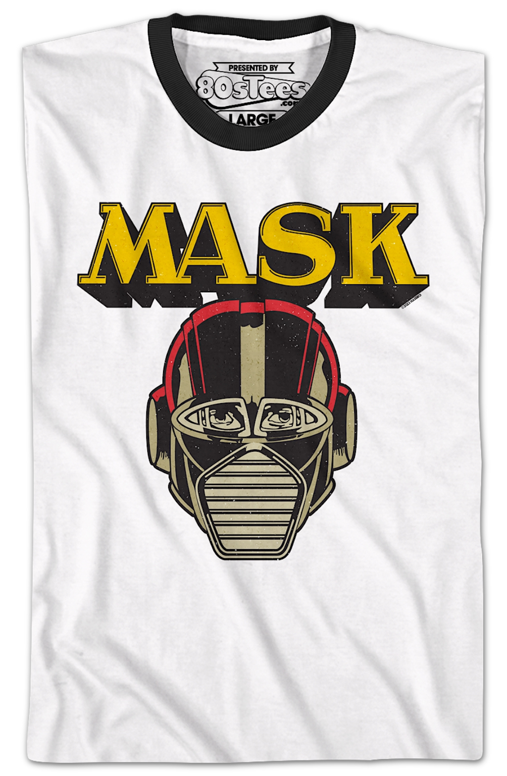 Retro Icon MASK Ringer Shirt Hoodie, Sweatshirt | CiraTrend.com (Image 2)