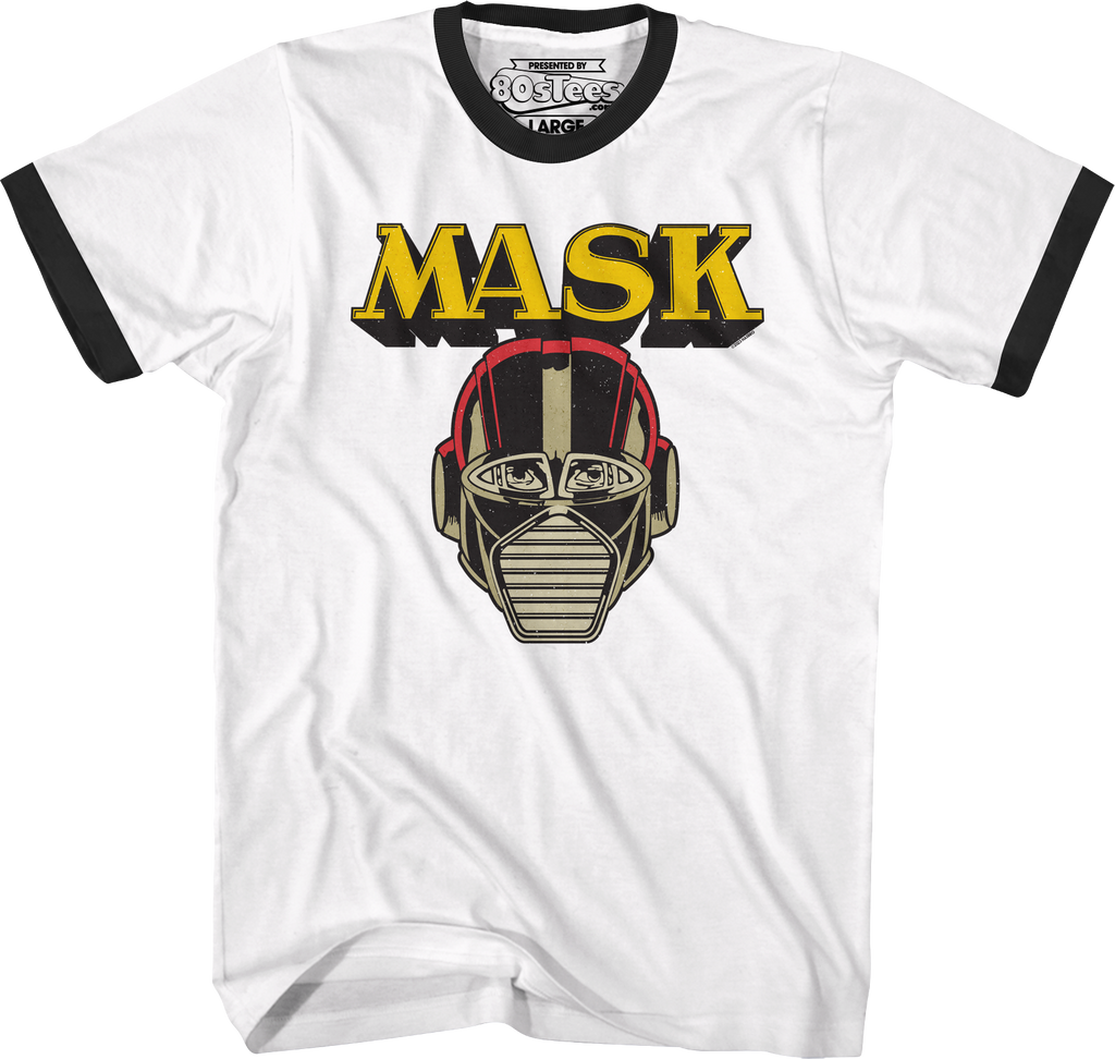 Retro Icon MASK Ringer Shirt Hoodie, Sweatshirt | CiraTrend.com (Image 1)