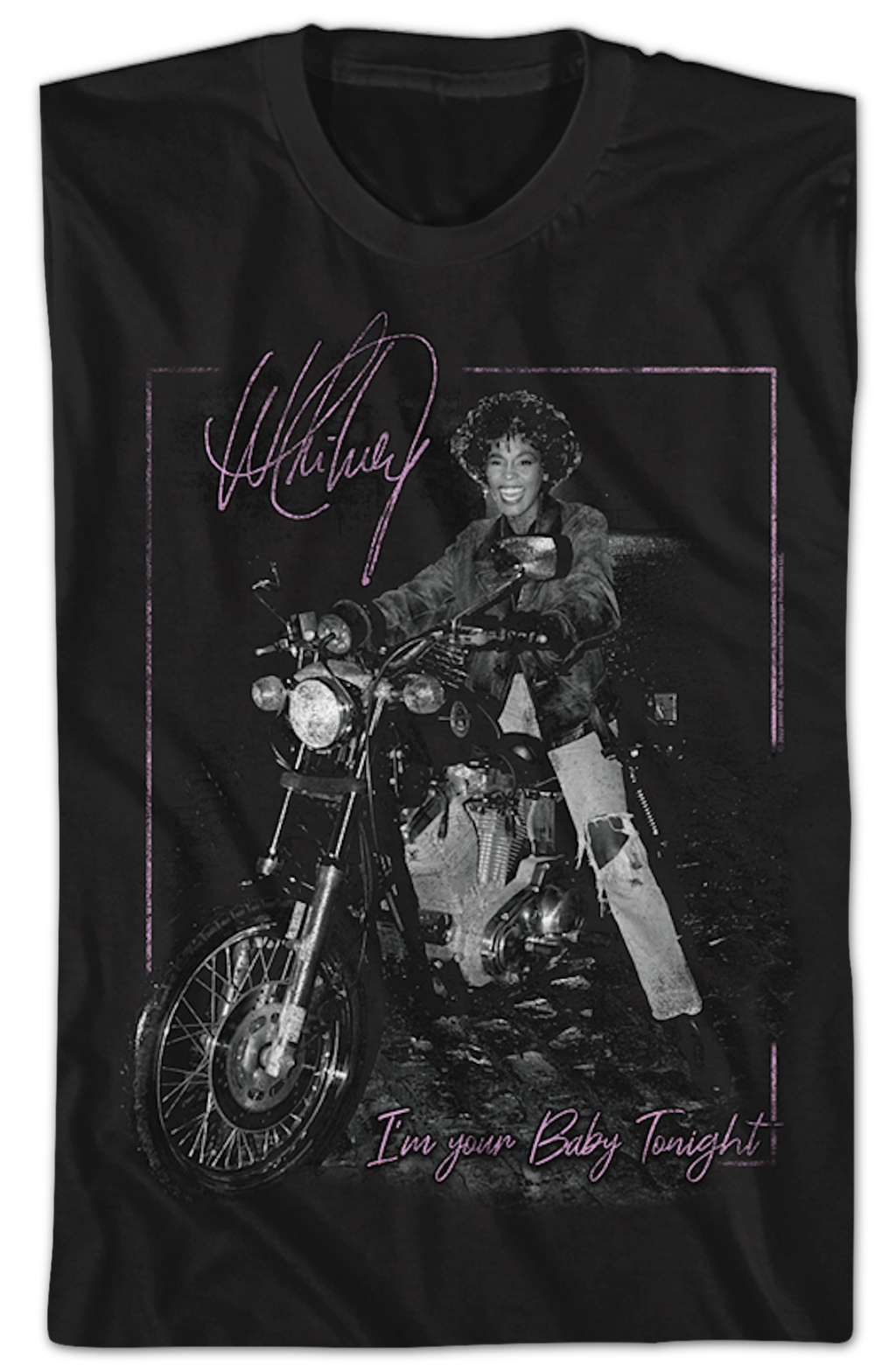 Retro I'm Your Baby Tonight Whitney Houston T-Shirt Hoodie, Sweatshirt | CiraTrend.com (Image 2)
