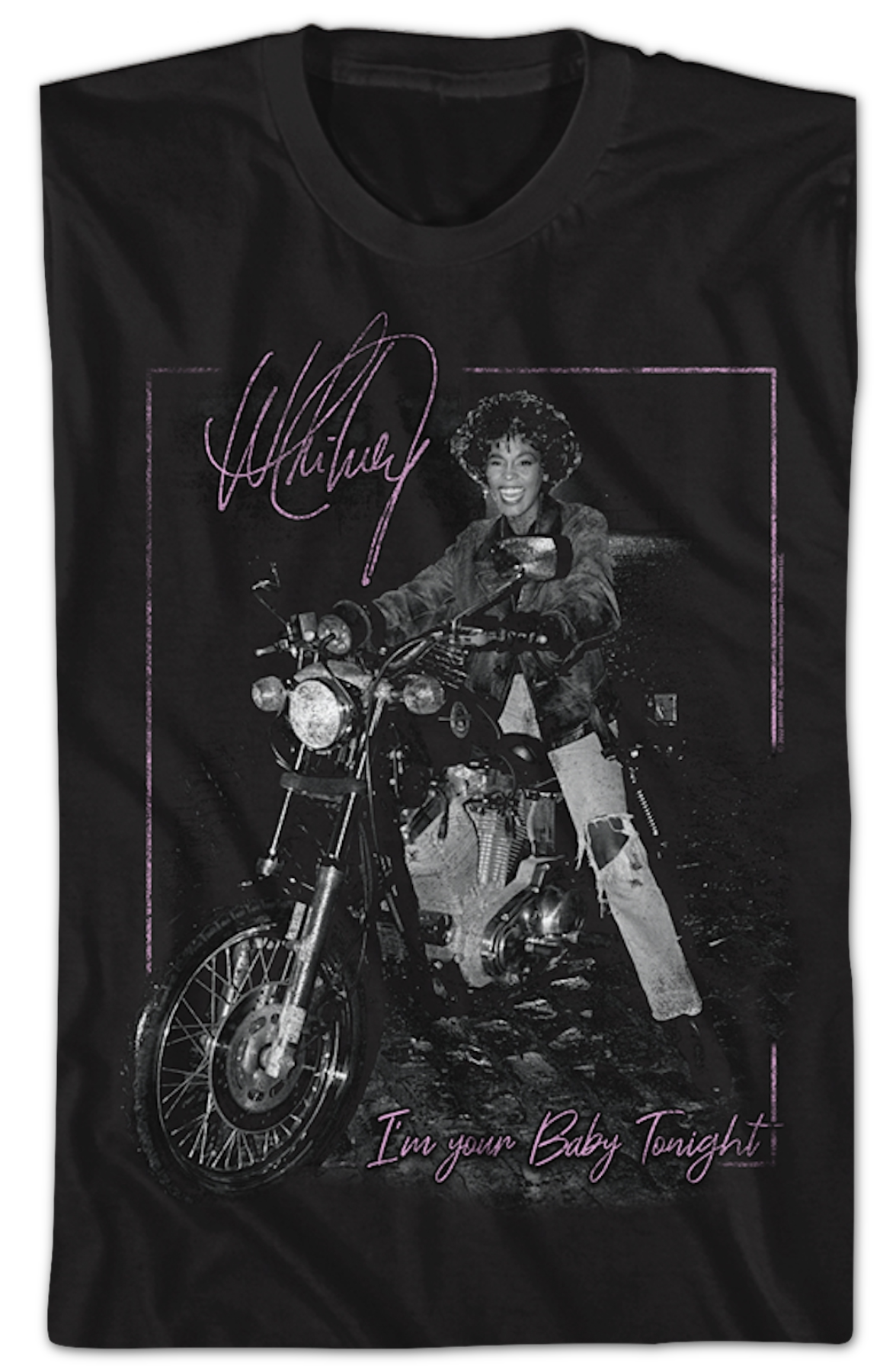 Retro I'm Your Baby Tonight Whitney Houston T-Shirt Hoodie, Sweatshirt | CiraTrend.com (Image 2)