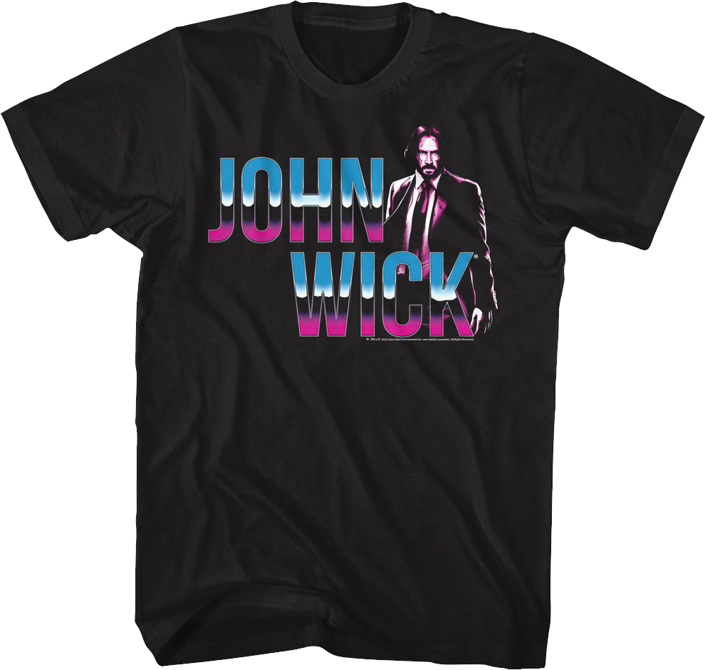 Retro John Wick T-Shirt Hoodie, Sweatshirt | CiraTrend.com (Image 1)