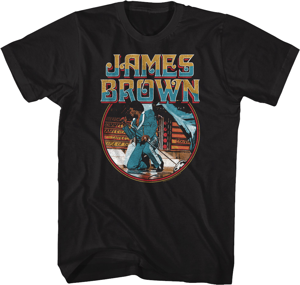 Retro Kneel James Brown T-Shirt Hoodie, Sweatshirt | CiraTrend.com (Image 1)