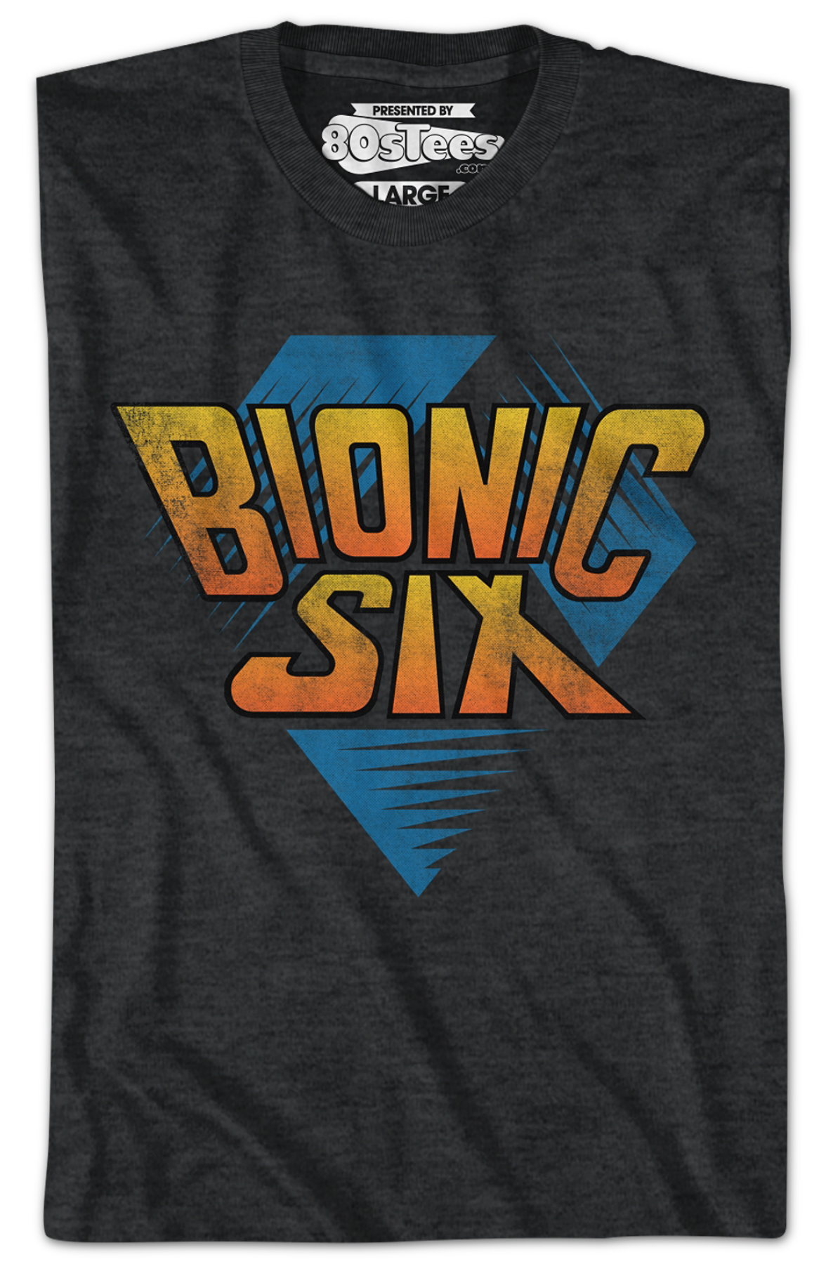 Retro Logo Bionic Six T-Shirt Hoodie, Sweatshirt | CiraTrend.com (Image 2)