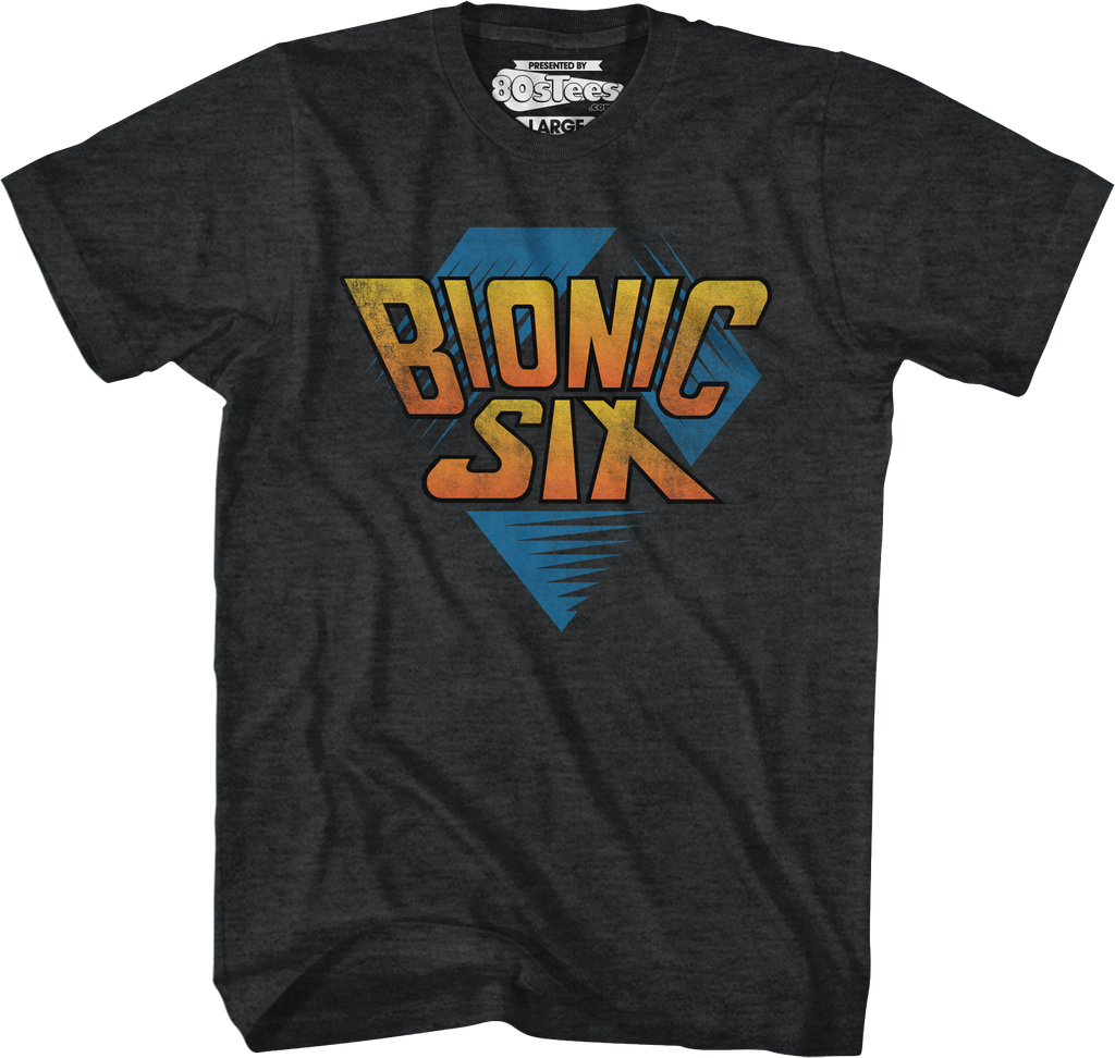 Retro Logo Bionic Six T-Shirt Hoodie, Sweatshirt | CiraTrend.com (Image 1)