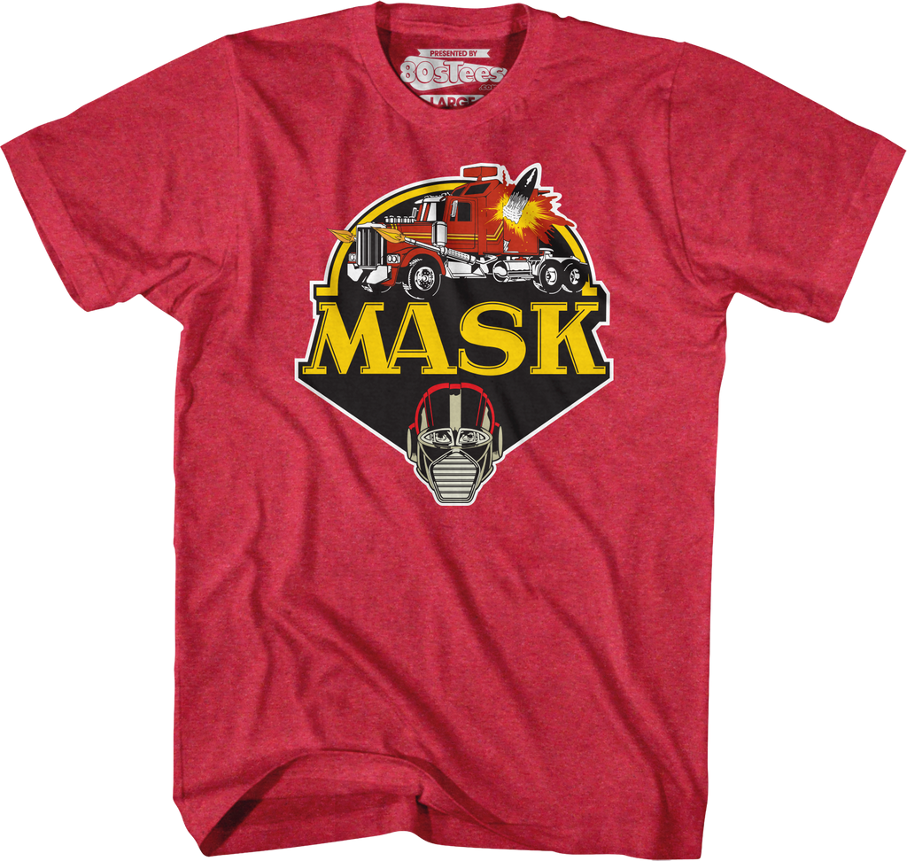 Retro Red Logo MASK Shirt Hoodie, Sweatshirt | CiraTrend.com (Image 1)