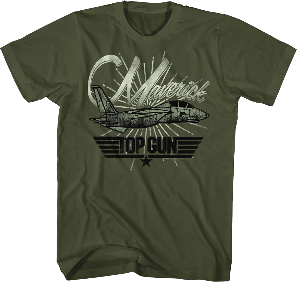 Retro Maverick Top Gun T-Shirt Hoodie, Sweatshirt | CiraTrend.com (Image 1)