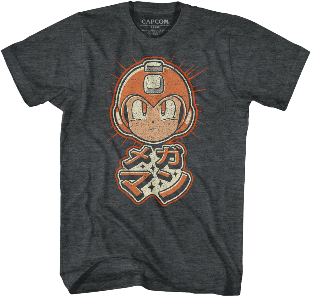 Retro Mega Man T-Shirt Hoodie, Sweatshirt | CiraTrend.com (Image 1)
