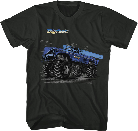 Retro Monster Truck Bigfoot T-Shirt