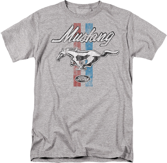 Retro Mustang Stripes Ford T-Shirt