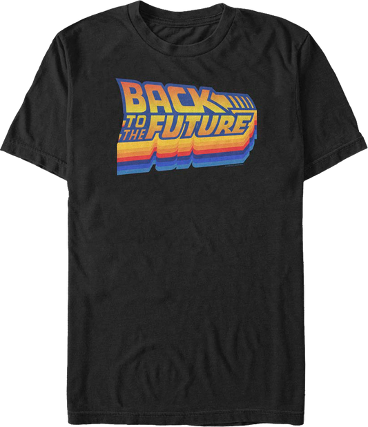 Retro New Wave Logo Back To The Future T-Shirt