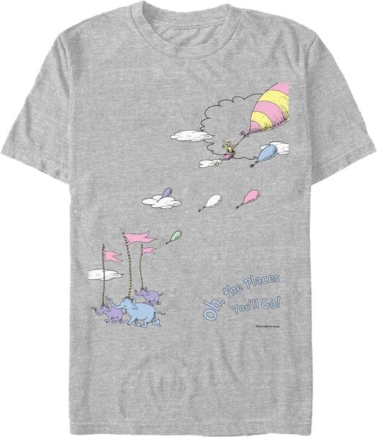 Retro Oh, The Places You'll Go! Dr. Seuss T-Shirt