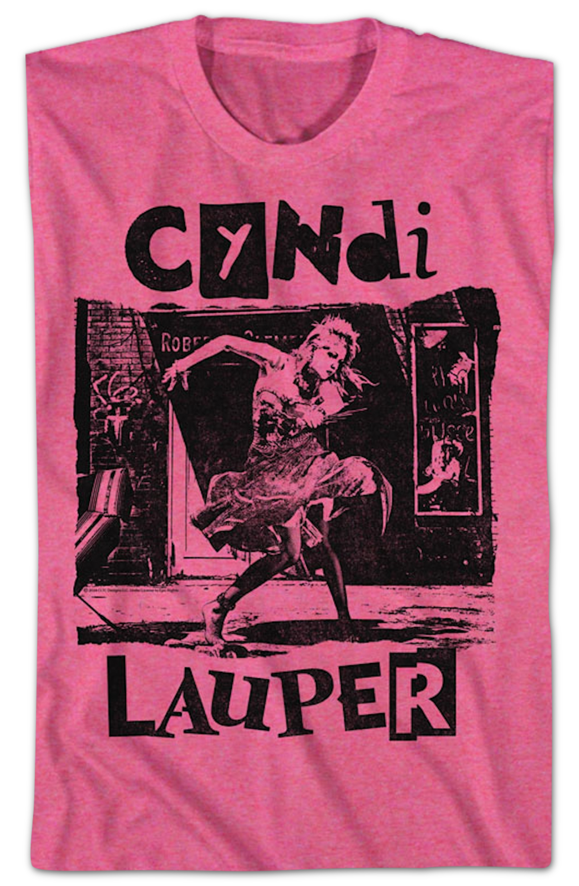 Retro Pink She's So Unusual Cyndi Lauper T-Shirt