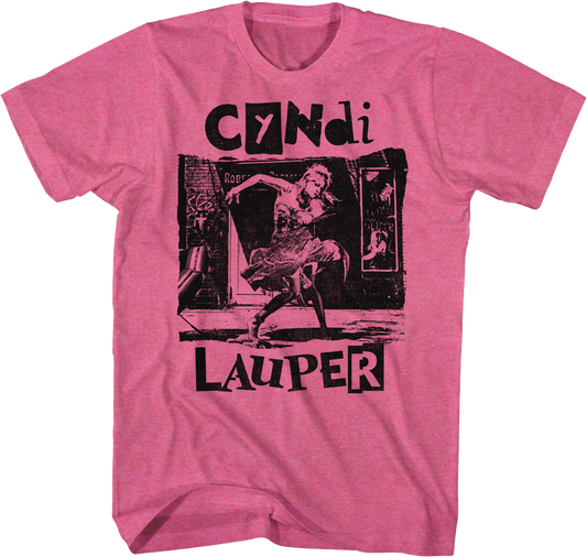 Retro Pink She's So Unusual Cyndi Lauper T-Shirt