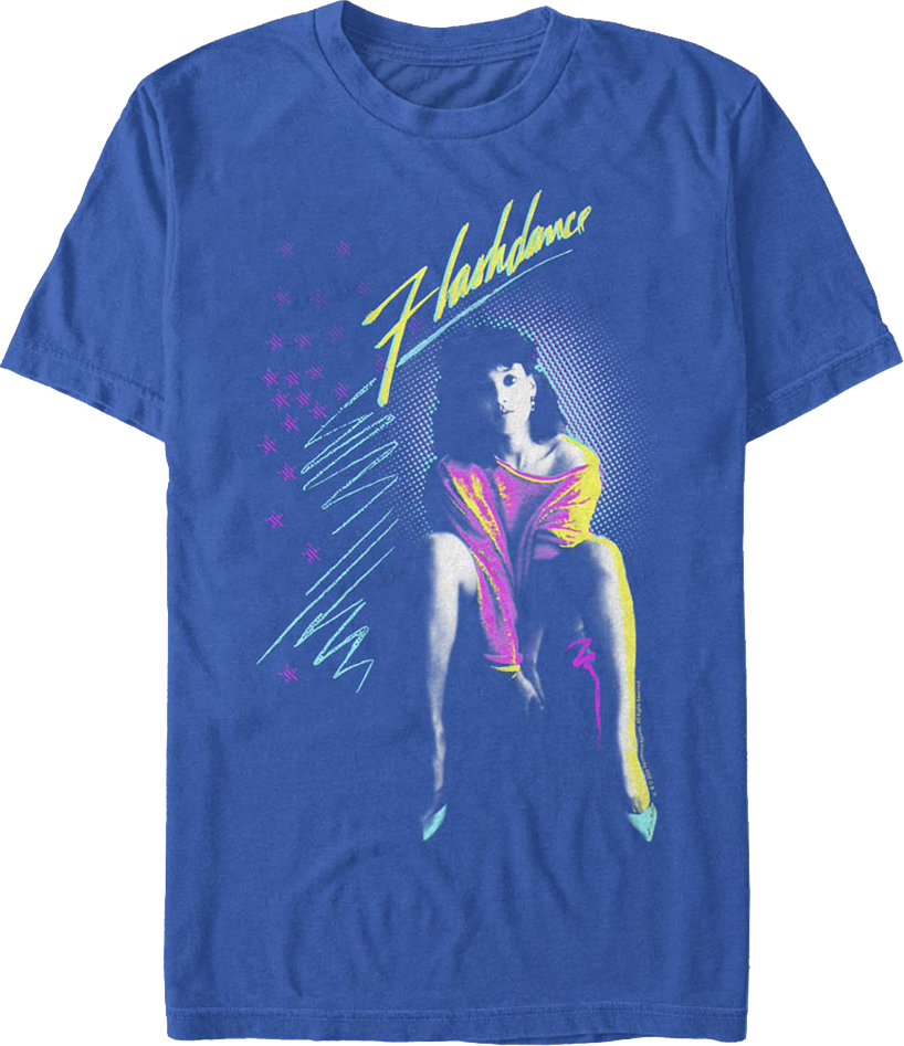 Retro Poster Flashdance T-Shirt Hoodie, Sweatshirt | CiraTrend.com (Image 1)