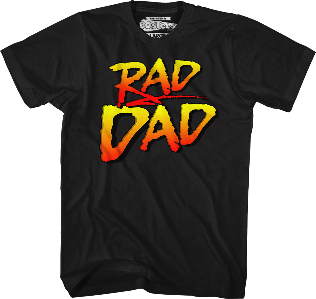 Retro Rad Dad T-Shirt Hoodie, Sweatshirt | CiraTrend.com (Image 1)